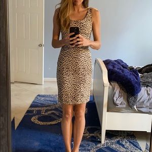 Diane von Furstenberg Arianna Cheetah Tank Dress